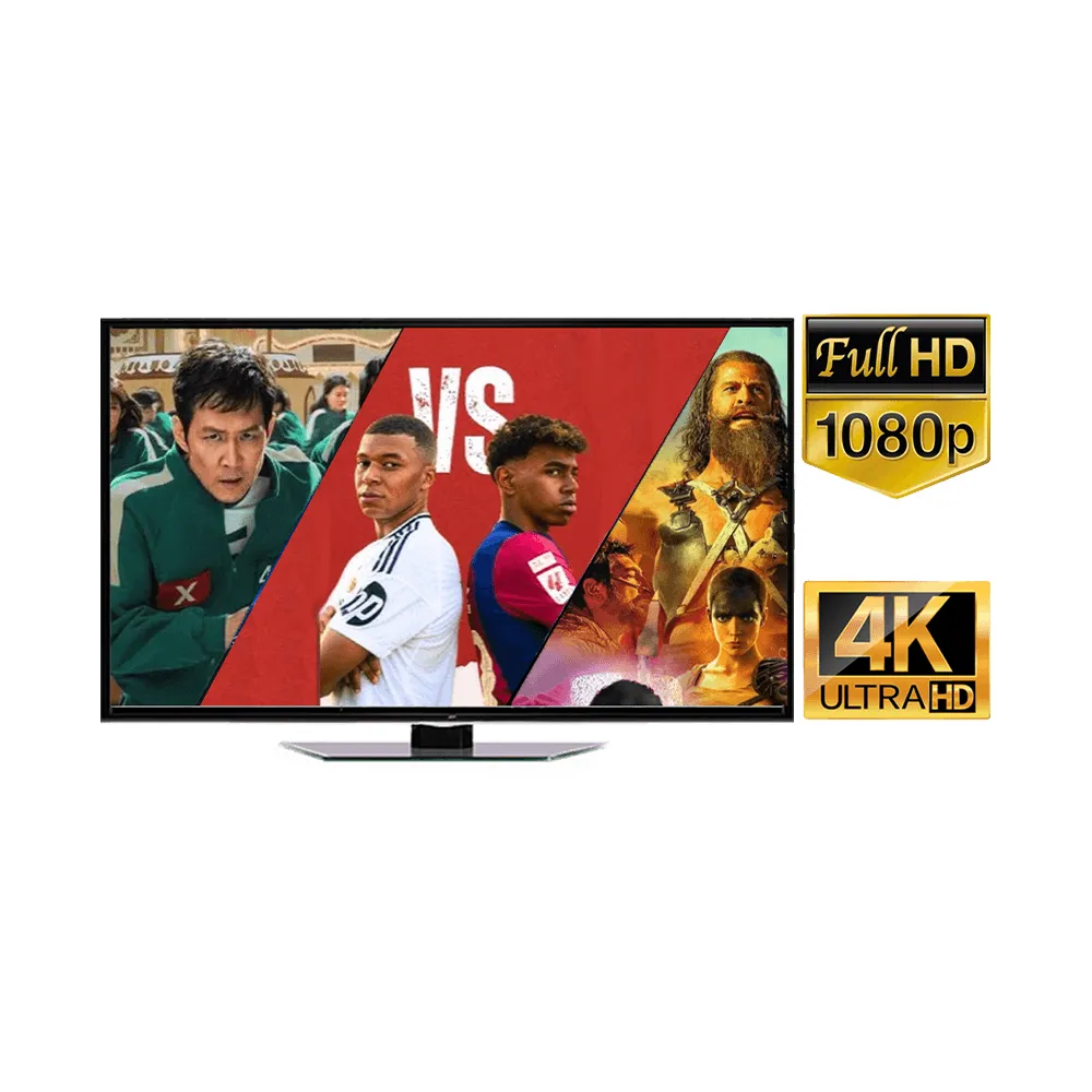 🖼️ Qualité d’image Ultra HD 4K – Streaming fluide et stable sur tous vos appareils